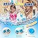 ZUPIIY Reusable Water Balloons - Summer Outdoor Pool Toys, Self-Sealing Silicone Water Bombs for Kids & Adults, Easy Quick Fill, Fun Splash Party Supplies (18 PCS)