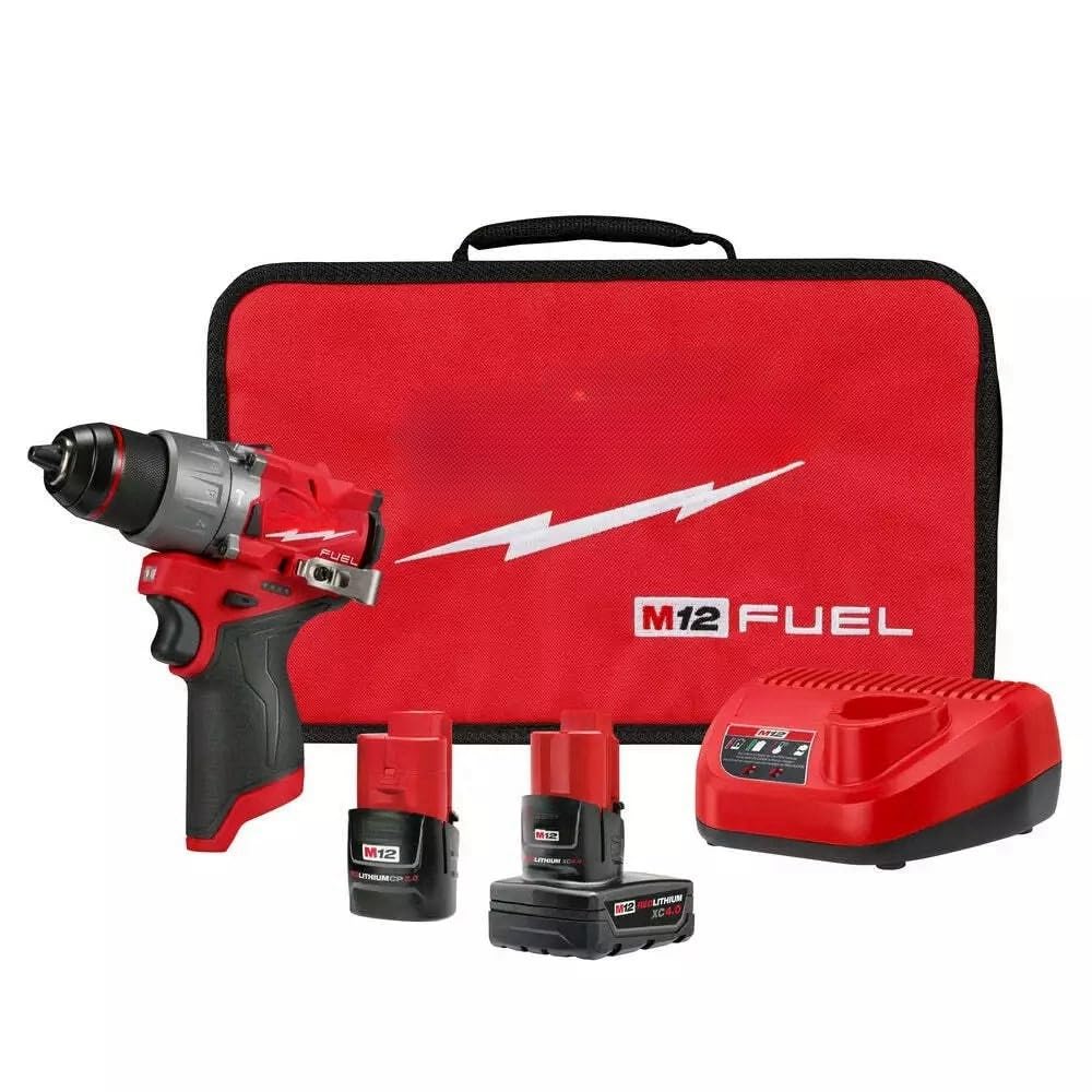 3404-22 for Milwaukee M12 FUEL 1/2" Hammer Drill/Driver Kit New