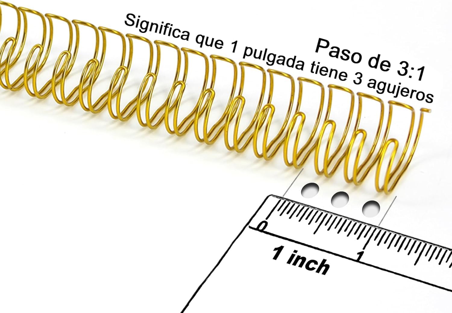 Rayson Clavijas de encuadernación de alambre, 15,9 mm, capacidad de encuadernación de 105 hojas, 34 bucles, A4, multicolor, paquete de 50