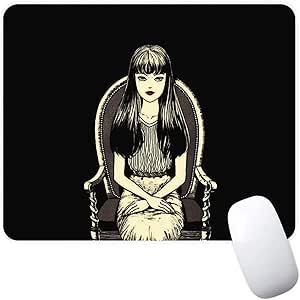Junji Ito Mousepad, Horror Manga Desk Mat, Tomie Anime Mouse
