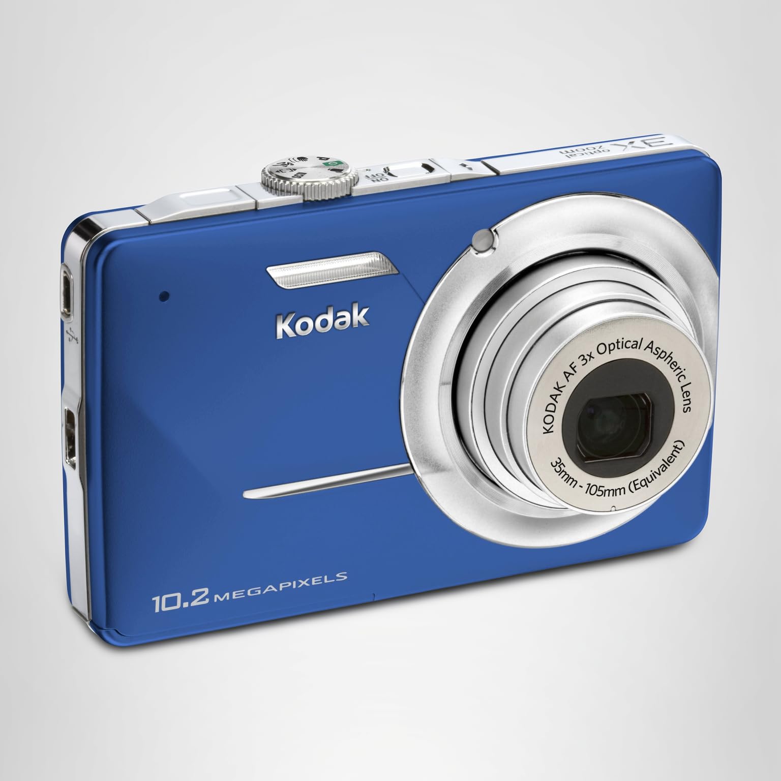 Amazon.com : Kodak Easyshare M340 Digital Camera (Blue) : Point