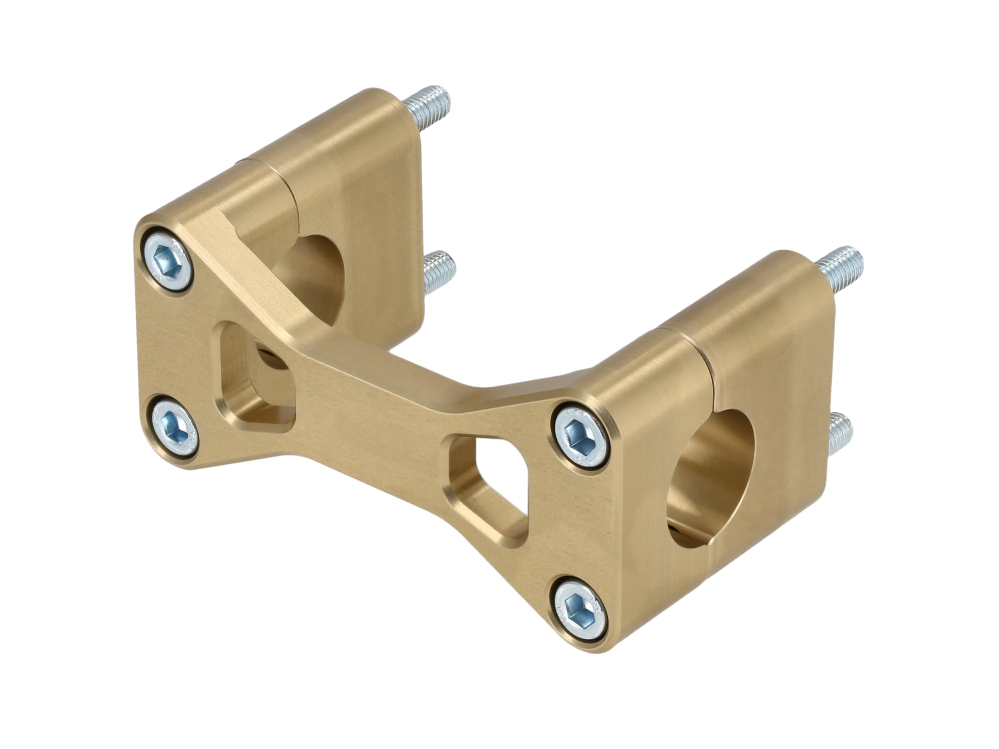 AKF Tuning-Lenkeraufnahme, Gold eloxiert - für Simson S50, S51, S70, Enduro