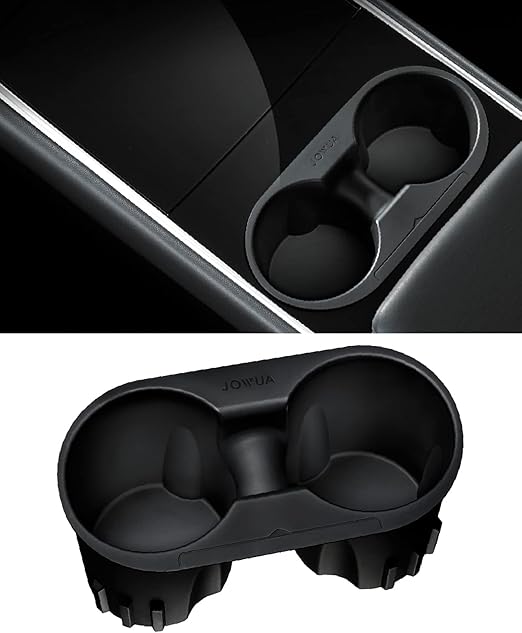JOWUA Center Console Cup Holder for tesla model 3 / model Y, Silicone
