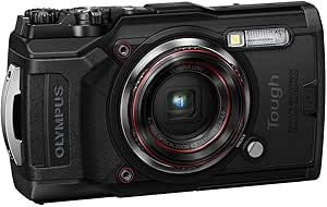 OM SYSTEM OLYMPUS TG-6 Black Underwater camera, Waterproof, Freeze proof, High Resolution Bright, 4K Video 44x Macro shooting
