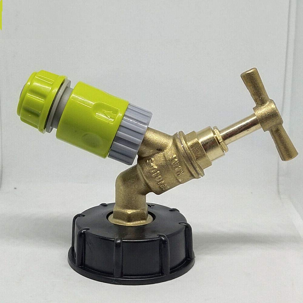 Graden Tank Adapter, 3pcs plastica tubo dell'acqua adattatore tubo sostituzione valvola raccordo (IBC HOSELOCK raccordo)