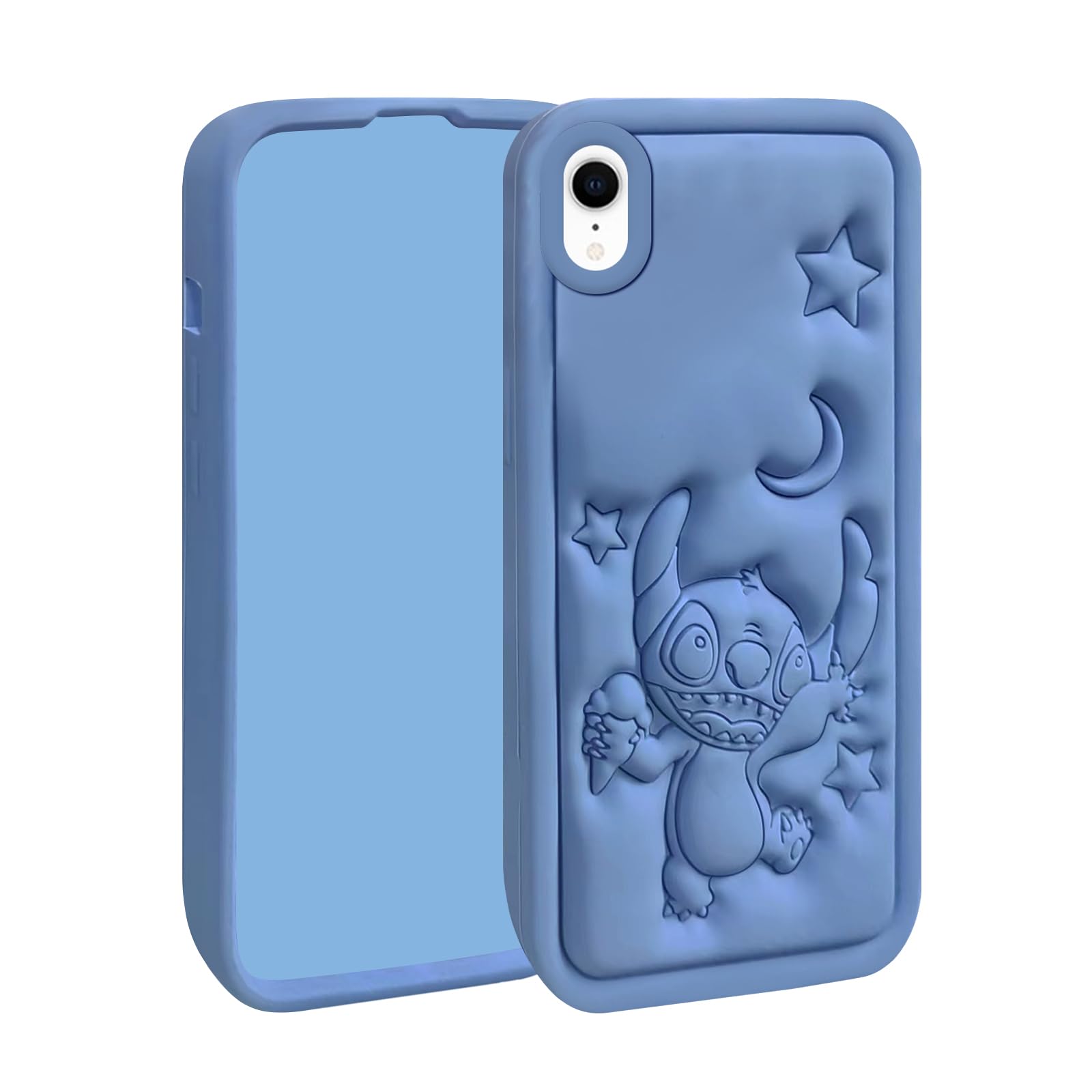 FINDWORLD Compatible with iPhone XR Case, Cute 3D Cartoon Unique Soft Silicone Cool Animal Anime Character Shockproof Anti-Bump Protector Boys Kids Girls Cover Housing Skin Cases for iPhone XR 6.1“