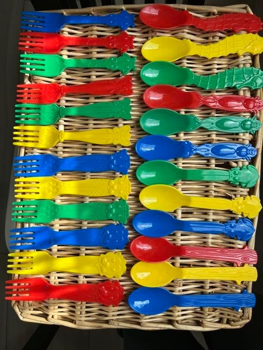 動物スプーン12本フォーク12本セット