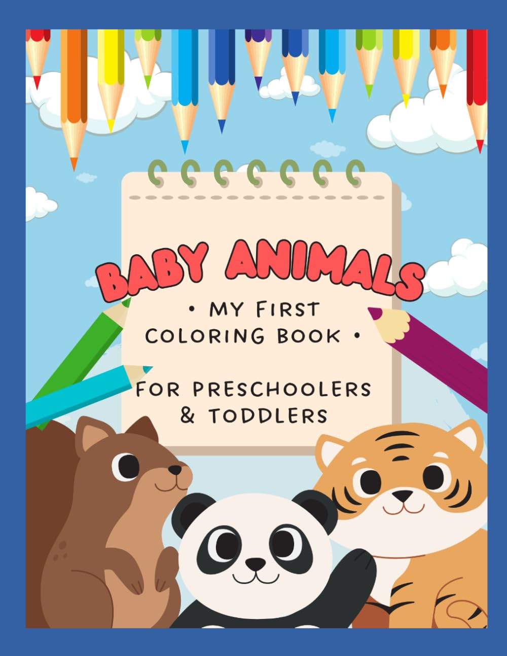 Baby Animals: My First Coloring Book