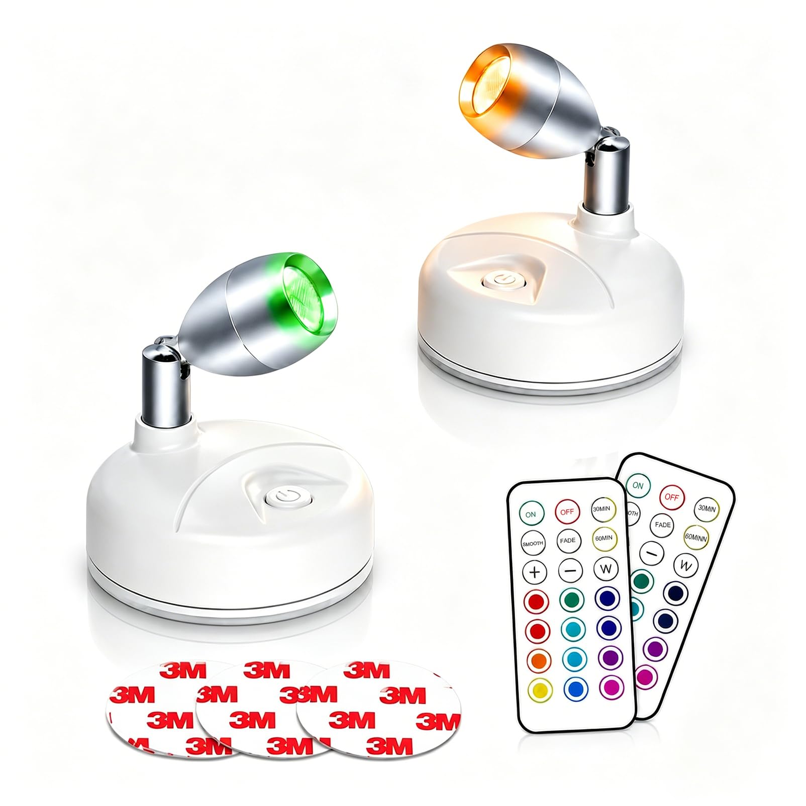 Amazon.co.jp : HFCDL スポットライト 屋内 電池式 アップライト