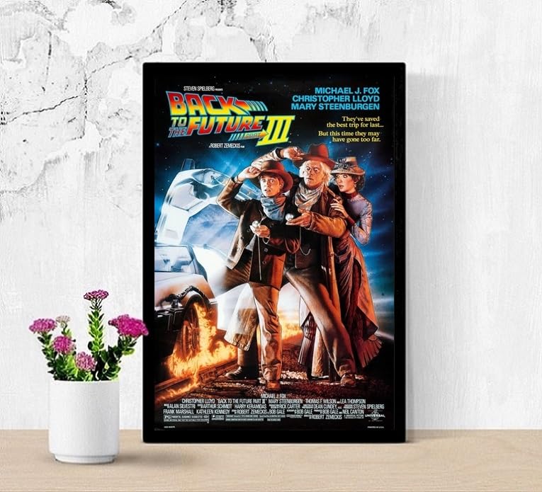 Amazon.co.jp: 映画ポスター バックトゥザフューチャー 3 Back to the