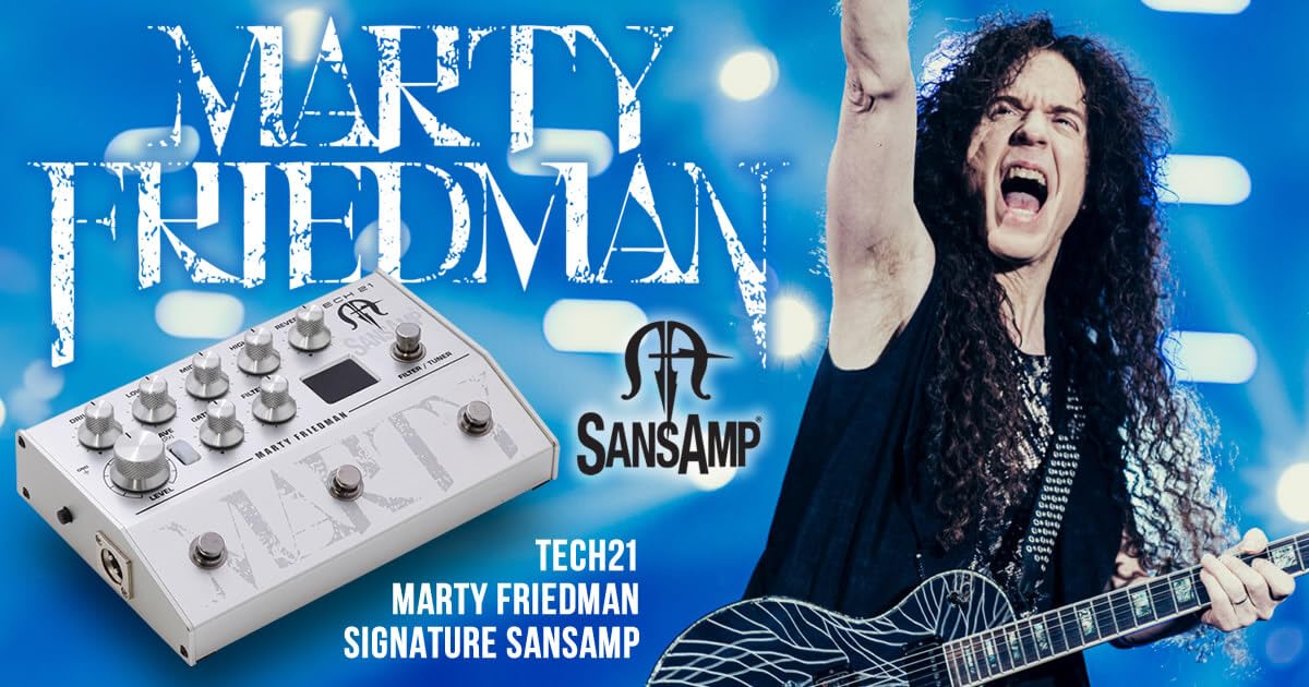 Amazon.com: Tech 21 Marty Friedman Signature SansAmp Pedal