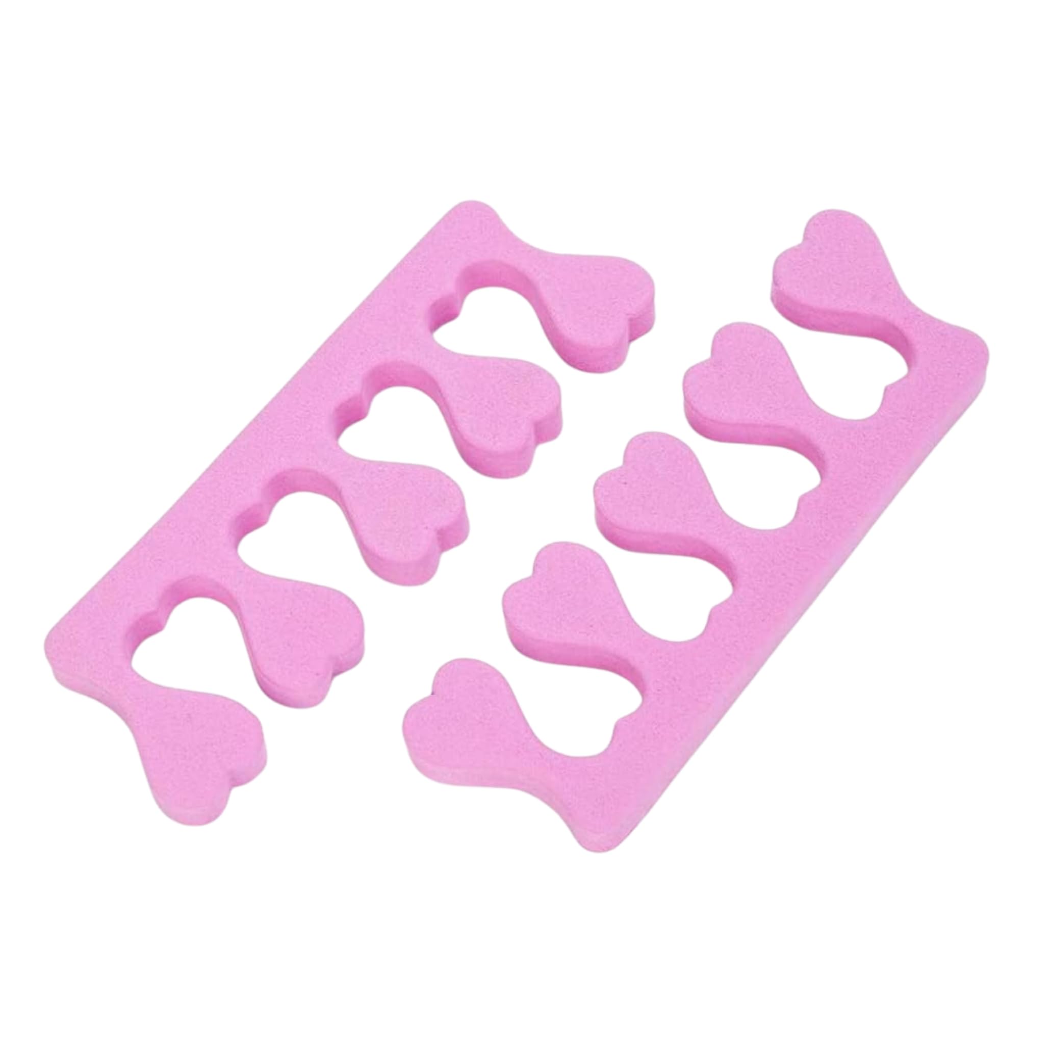 NYSA 2pcs Sponge Toe Separators Soft Finger Separators Heart Shape Toe Divider Spacer for Polishing Pedicure Manicure Coating Gel Painting Nail Art Beauty Accessories (Pack of 1, Pink)-image-43