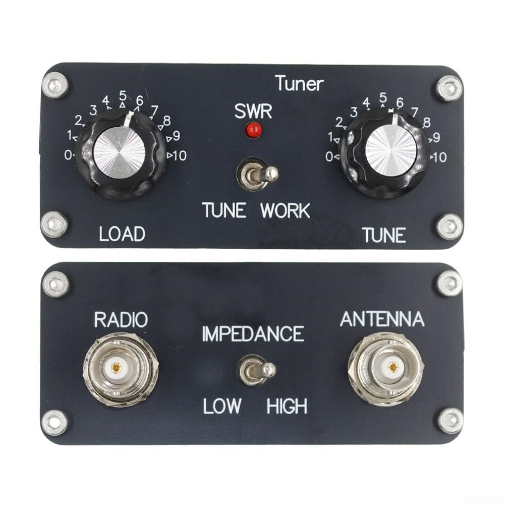 QRP Tuner d'antenne manuel pour Z-Match QRP Tuner d'antenne manuel 3-28 MHz 5 W Réglage manuel pour radio HAM