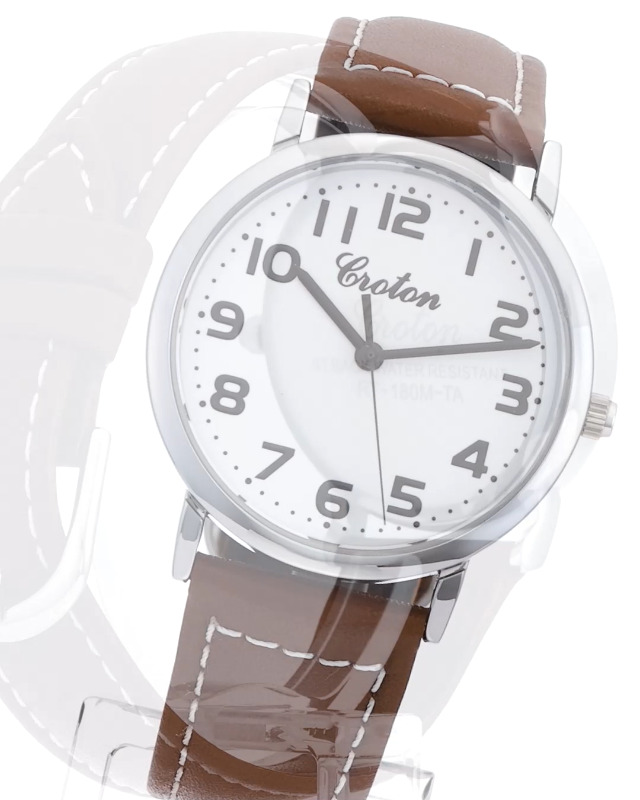 Amazon.co.jp: [クロトン]CROTON 腕時計 3針 RT-180M-05 : ファッション