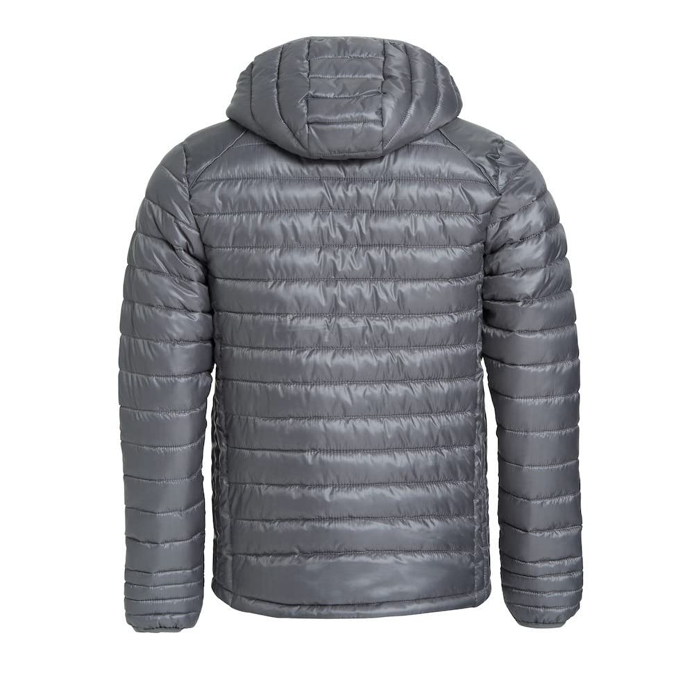 CLIQUE - Hudson Herren Daunenjacke aus Polyester, weich, ultraleicht, abnehmbare Kapuze, Herbst, Winter, für Trekking, Wandern, Reisen, Berge