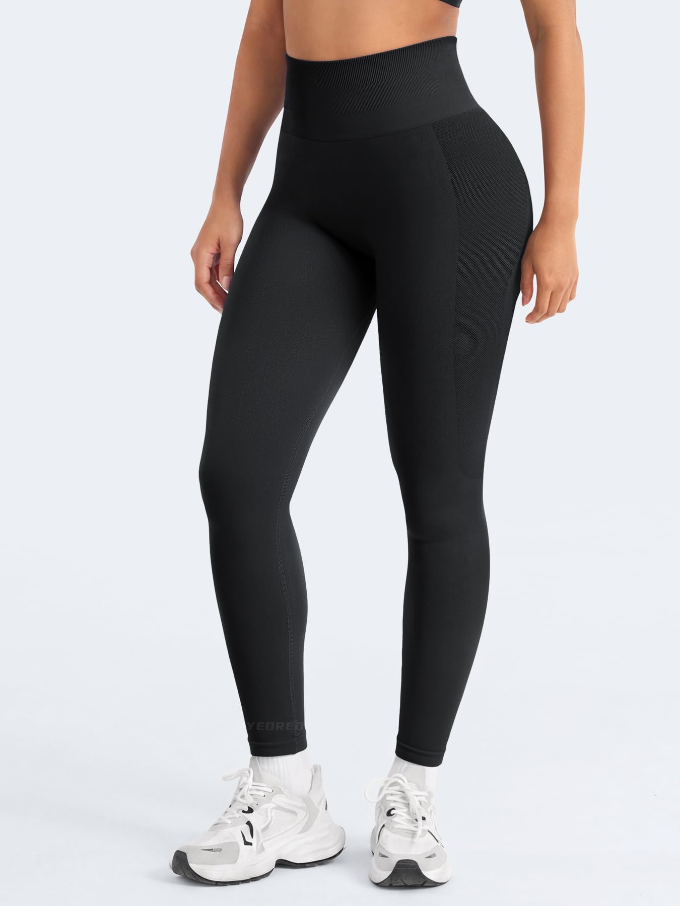 YEOREO Amplify legginsy dla kobiet bezszwowe legginsy scrunch podnoszące pośladki siłownia legginsy sportowe z wysokim stanem