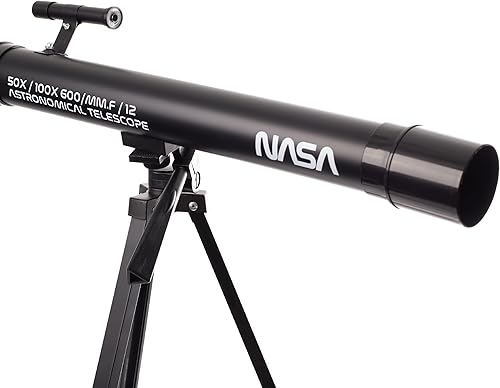 Miniatura 2 de Telescopio III de la NASA, Telescopio para Astronomía, Trípode Ajustable, Telescopio para Niños, 2 oculares (50x y 100x), Telescopio para Adultos,