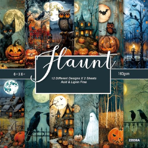 Papier scrapbooking Halloween pour créer vos invitations et albums souvenirs