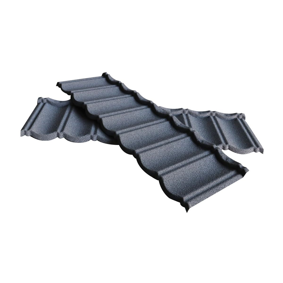 Joytar Gray Corrugated Metal Roofing Panels, Galvanized Steel Roof Shingles, Durable Architectural Roofing Tiles For Mobile Homes, Garages, Sheds, Stables(,2Pcs)