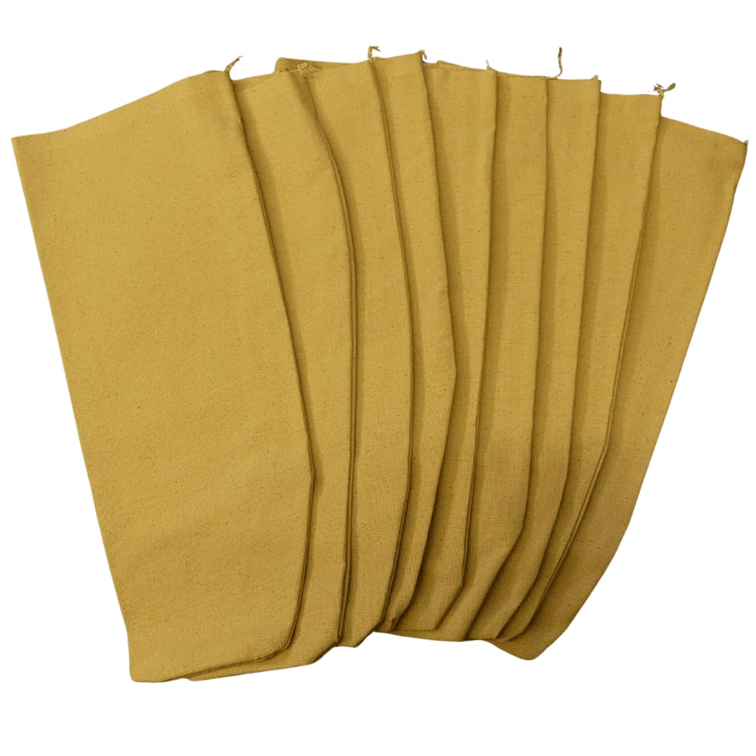 8 Pack Sand/Lead Shot Bag 6 inch x 14 inch Duck Canvas 10 oz -RotoMetals - Made in USA