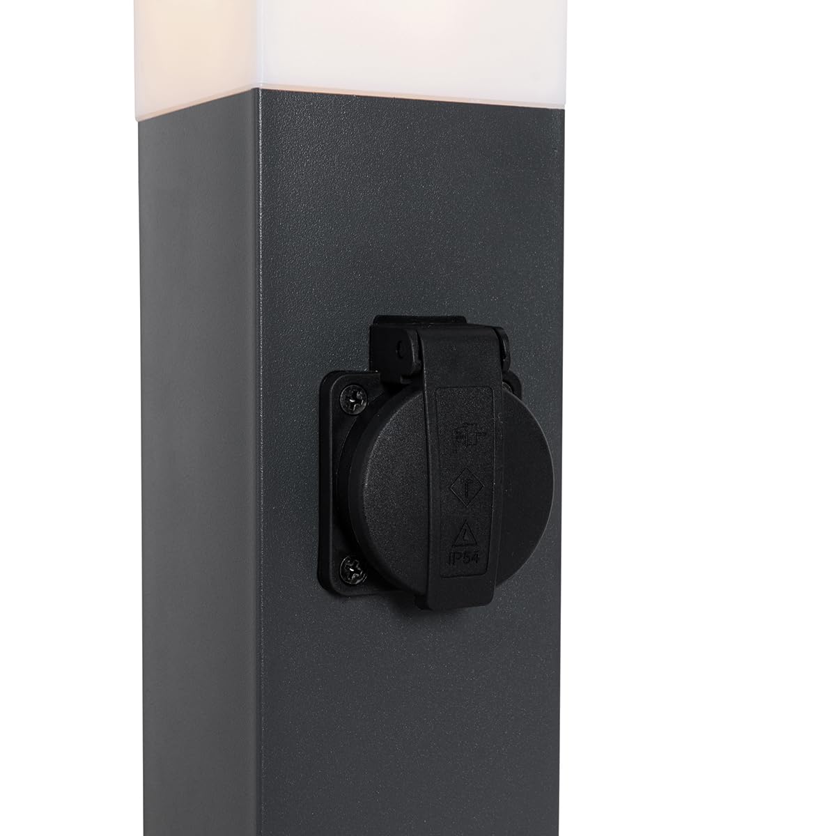 Qazqa malios - Lampada da esterno con spina Moderno - 1 luce - L 12.8 cm - Nero - Design - Illuminazione esterna