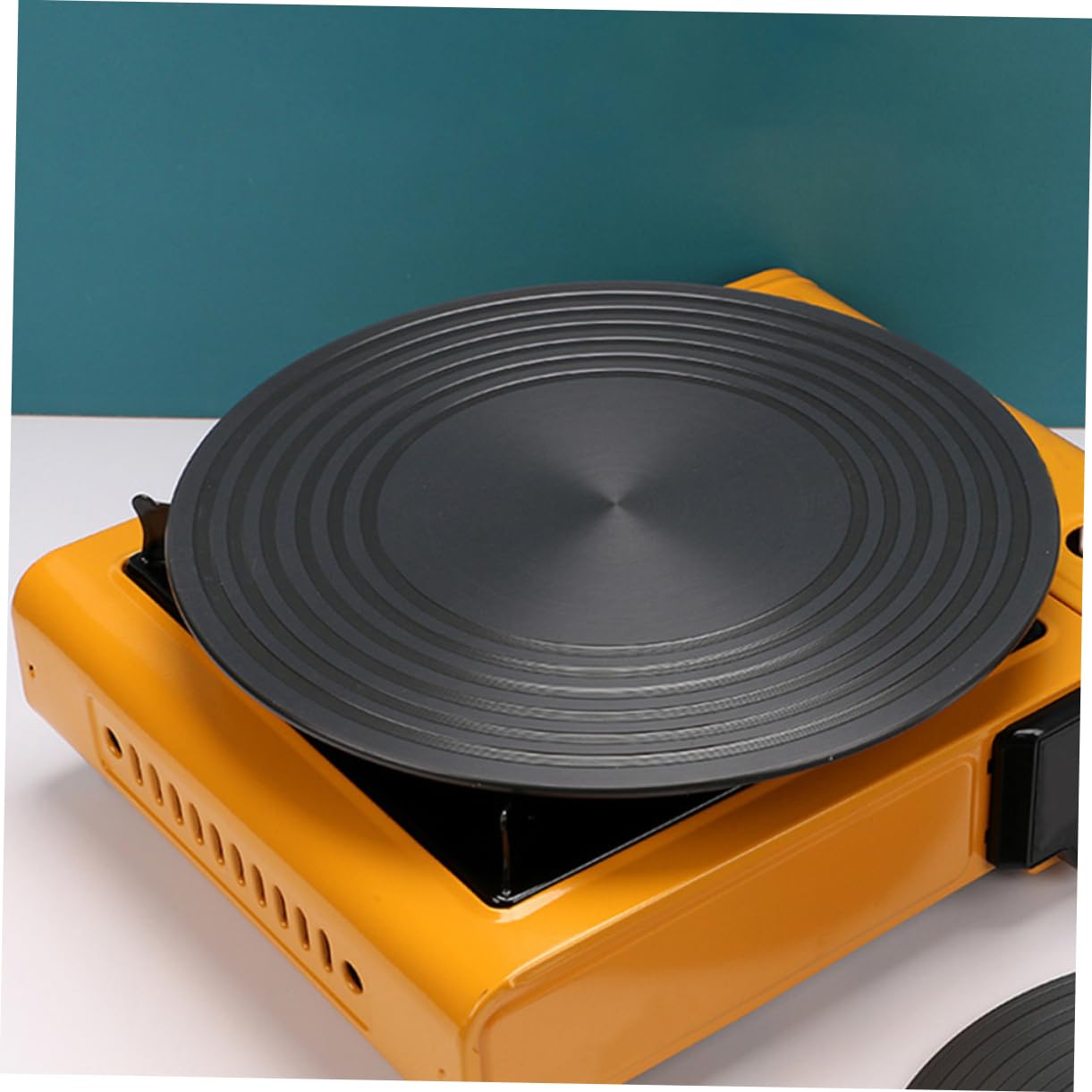 Healifty Difusor Distribución Uniforme del Calor de Aluminio de Calor Redondo de 28cm y Ahorro Cocina para Estufa de Gas