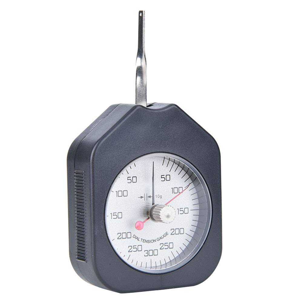 Dial Tension Gauge Meter, Dual Pointer Dial Tension Gauge Force Gauge Double Needles Tension Meter Analog Dial Gauge Measuring Tool for Electronic Switches, Micro Switches, Valves, Spring Tension