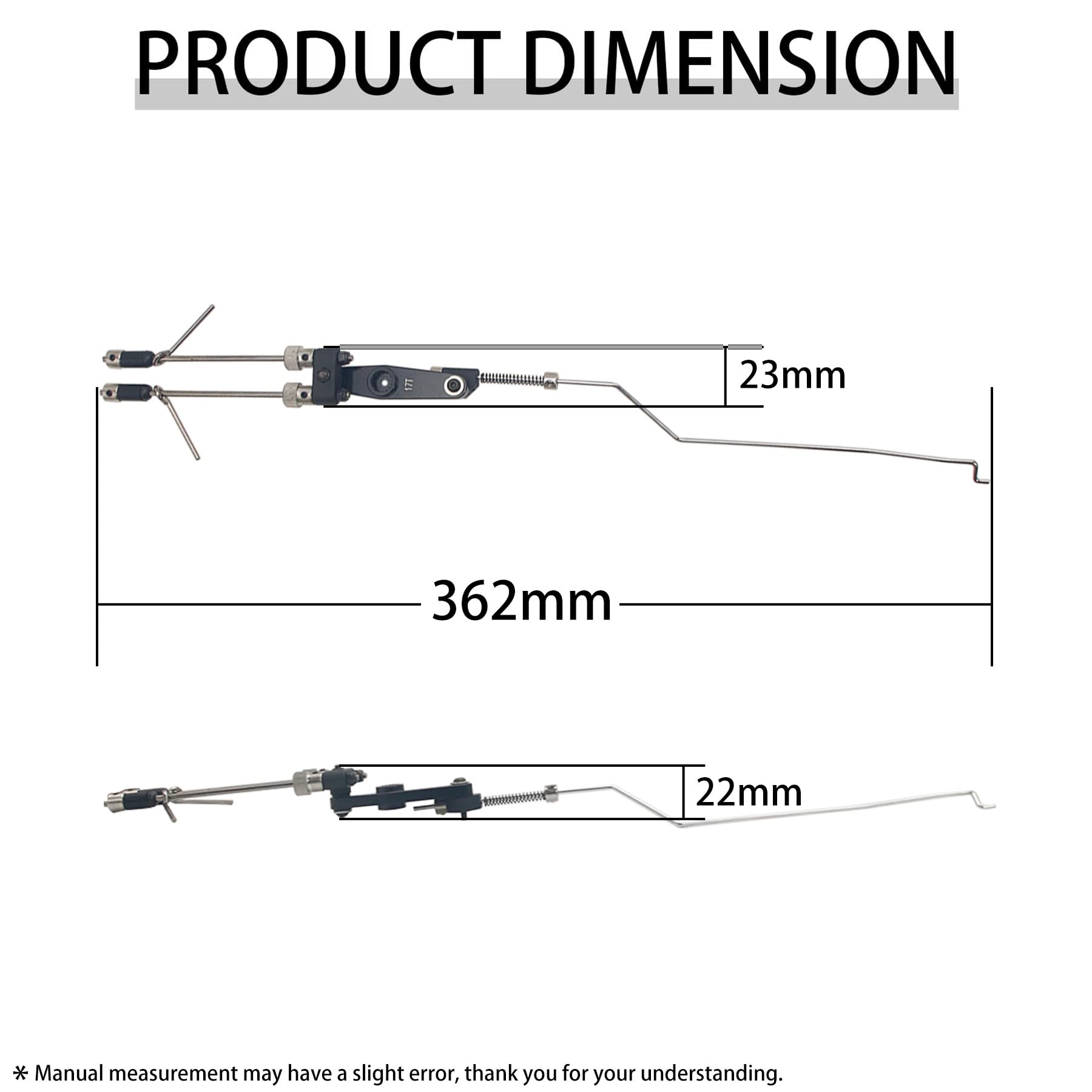 FLMLF Throttle Brake Linkage Assembly for 1/5 LOSI 5IVE-T RV Lt Km-x2 Truck RC Car Parts