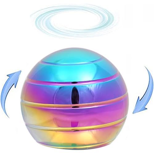 Desk-Fidget-Toys for Kinetic-Toy: Cool-Gadgets Cool-Stuff for Kid Children Teen Adult, Spinning 180 Seconds, Stress Relief Toy for Optical-Illusion Gift for Office School Home Women Men Christmas