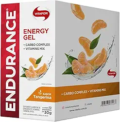 Vitafor - Endurance Energy Gel - 12 Sachês de 30g - Tangerina