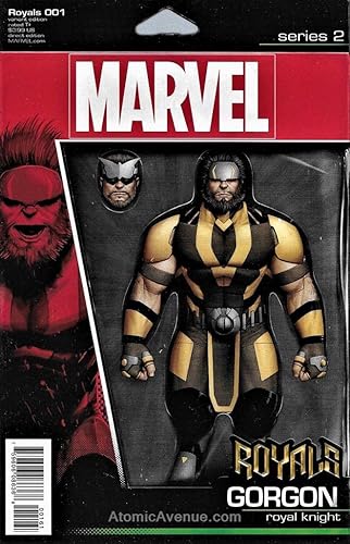 Royals (Marvel) #1E FN Marvel comic book Action Figure Variant Inhumans
