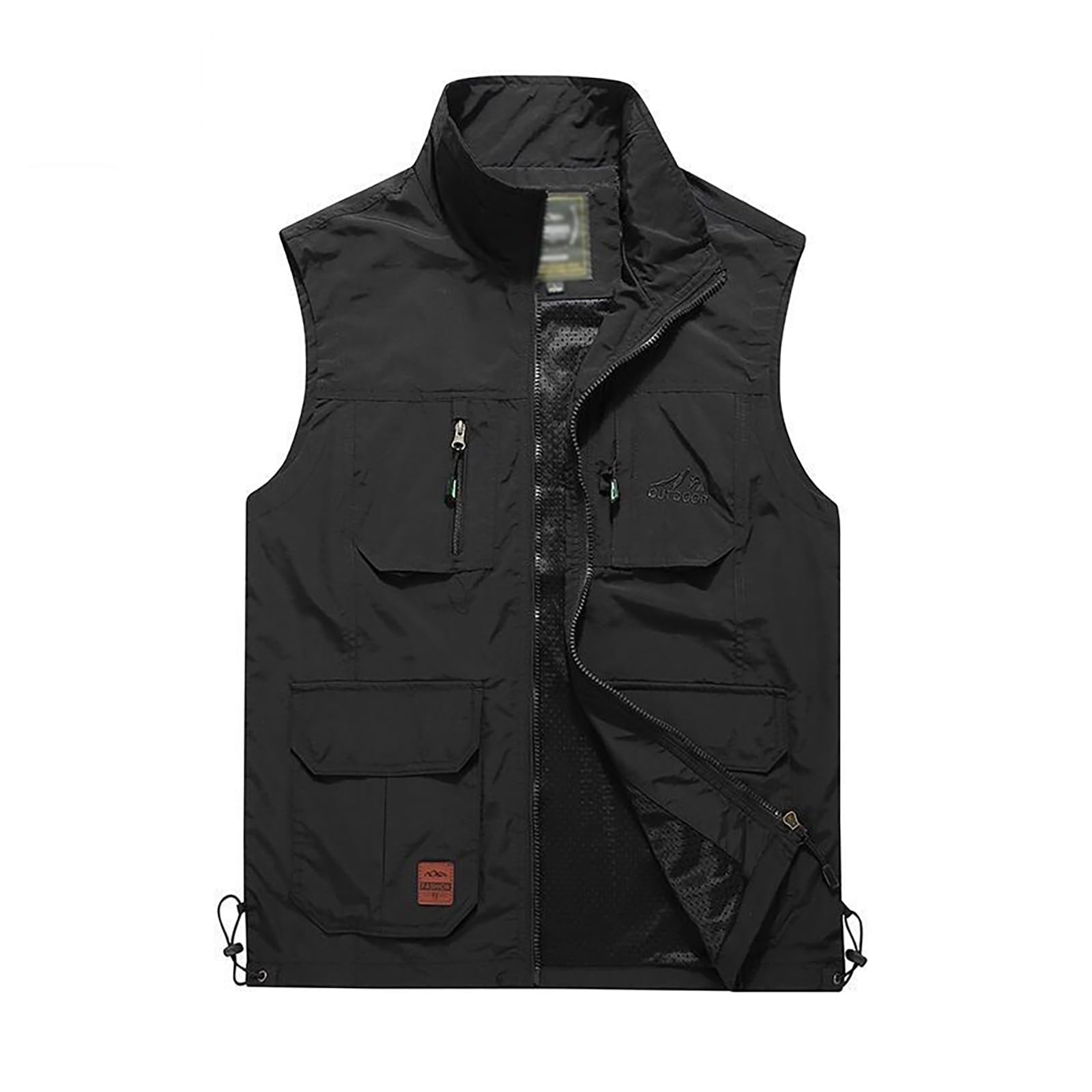 Hbufnha Mens Lightweight Vest Work Travel Safari Sport Jacket Padded Puffer Vest
