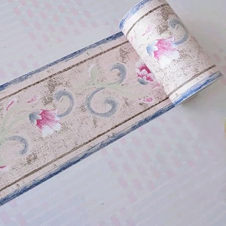 Amazon Co Jp Lovefaye あっさりトリムボーダー防水貼付 壁紙ボーダーシート 壁面装飾 Diy 工具 ガーデン