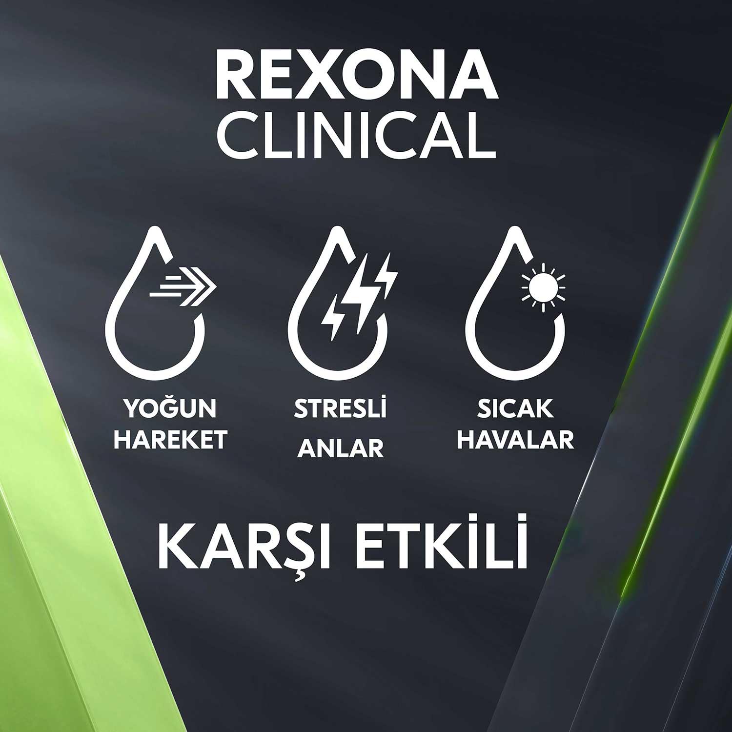 Rexona Clinical Protection Erkek Stick Deodorant Active Fresh Ter Kokusuna Karşı Koruma 45 ML