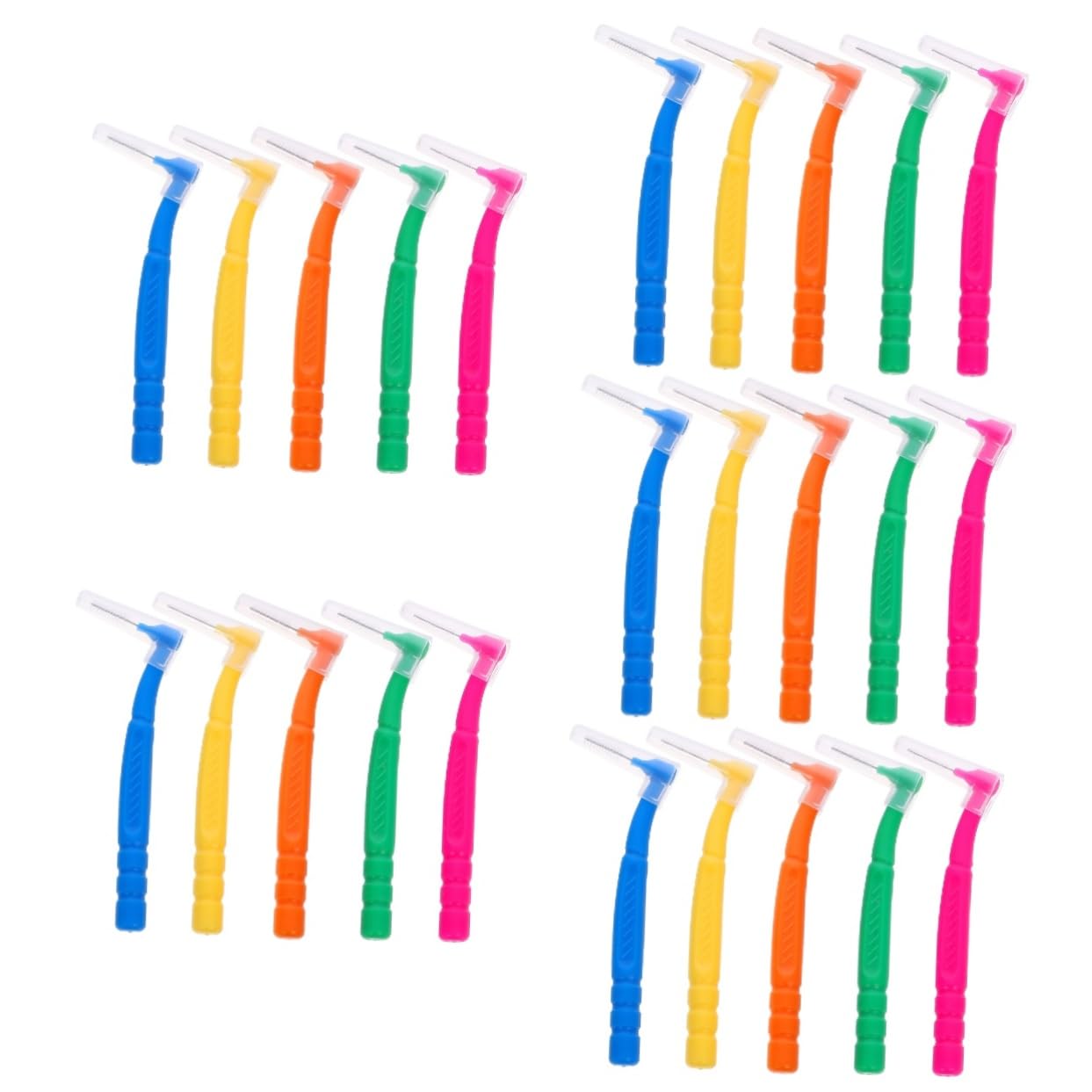 MAGICLULU 250 Pz Spazzolino Interdentale Spazzolini Interdentali Spazzolino Da Denti Scovolino Interdentale Spazzolino Per La Pulizia Dei Denti Spazzolino Interprossimale Plastica