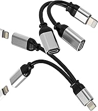 2 Pack Lightning Adapter for iPhone Lightning 2 in 1 for Apple MFI Aux Fast Charger Audio Fast Charger Accessories for 14 13 12 11 Pro Max 8 7 Plus X XS XR