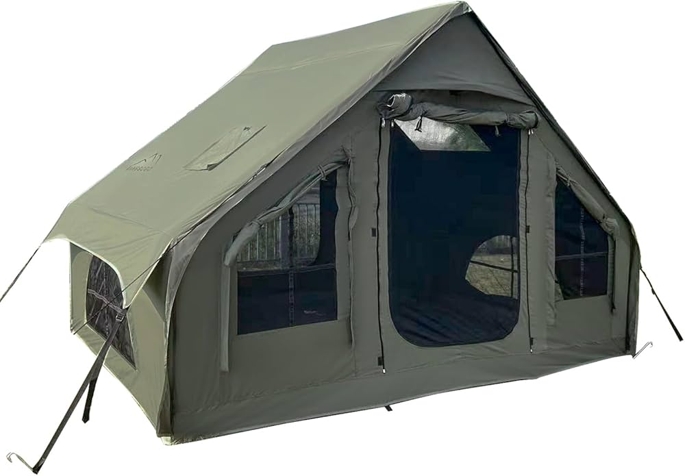 GOTENTIFY インフレータブルテント エアーテント 簡単組み立て Amazon.co.jp: GOTENTIFY インフレータブルテント エアー アーミー