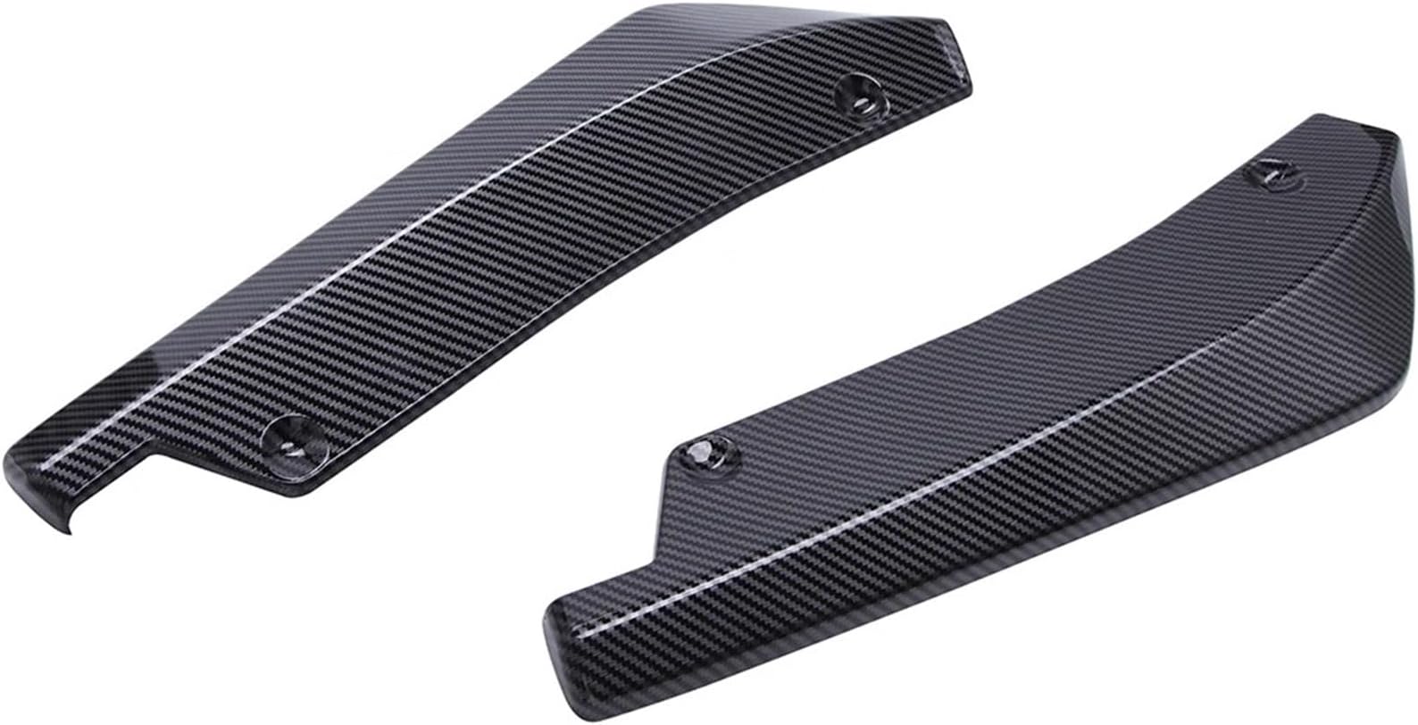 Side Skirts For Subaru For Impreza For WRX For STI 2 PCS Car Rear Bumper Splitter Diffuser Canard Wrap Spoiler Side Fender Skirt Lip(Carbon Fiber)