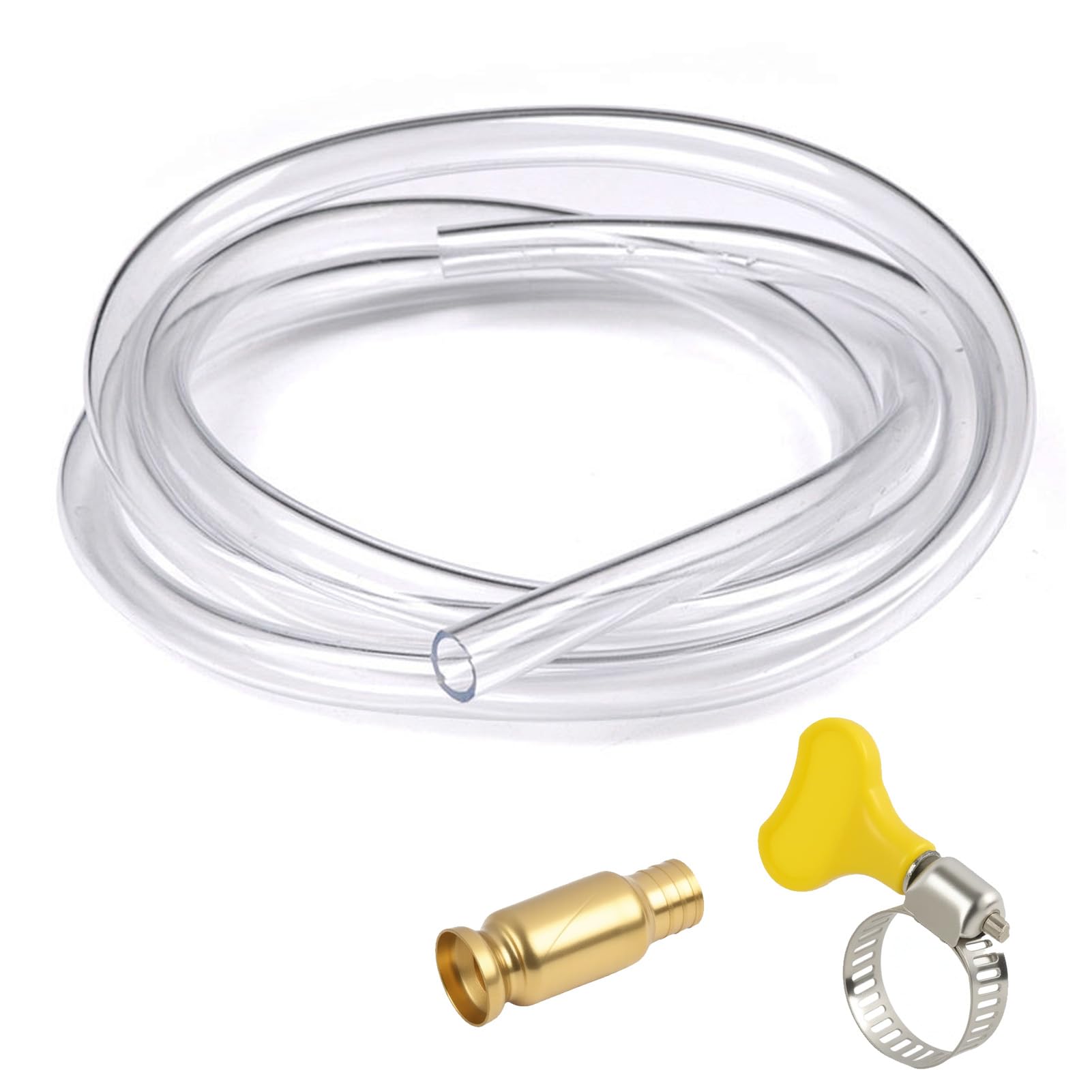 Pompa A Mano Antistatica Per Benzina/Diesel/Acqua – Tubi Da 1,8 M E 3 M, Autoadescante, In PVC Trasparente, Per Trasferimento Carburante E Liquidi