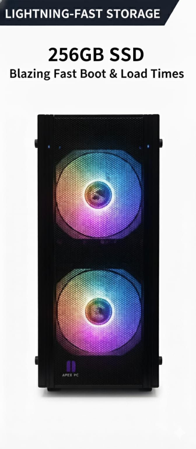 ゲーミングPC/core i7 4770/ 500GB /gtx950/apex APEX PC Desktop Computer Core i7-4770, 16GB RAM, 256GB SSD