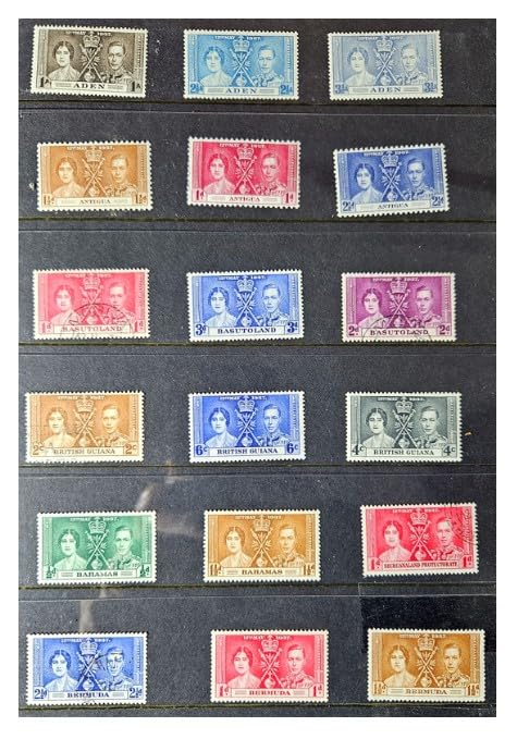 1937 King George VI Coronation Omnibus Stamps 125+
