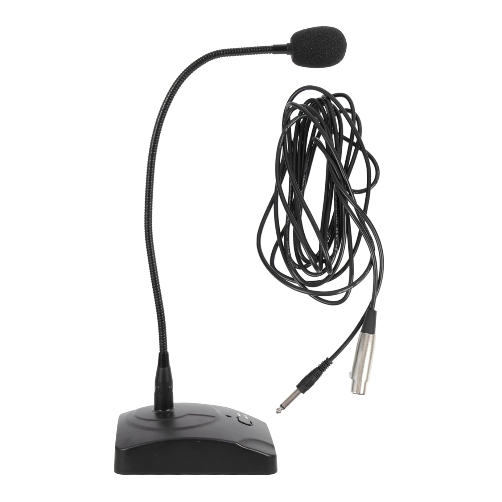 Micrófono De Conferencia De Escritorio con Conector USB Micrófono De Condensador Omnidireccional para Pc y Laptop para Grabaciones y Reuniones De Cable Plug and Play