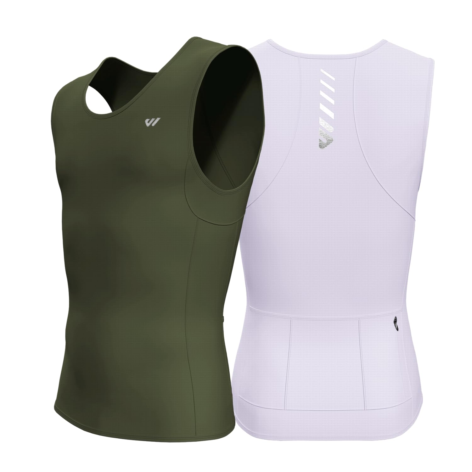 Lo.Gas Maillot de Cyclisme de Course pour Homme, sans Manches, léger et Respirant, avec Poche arrière