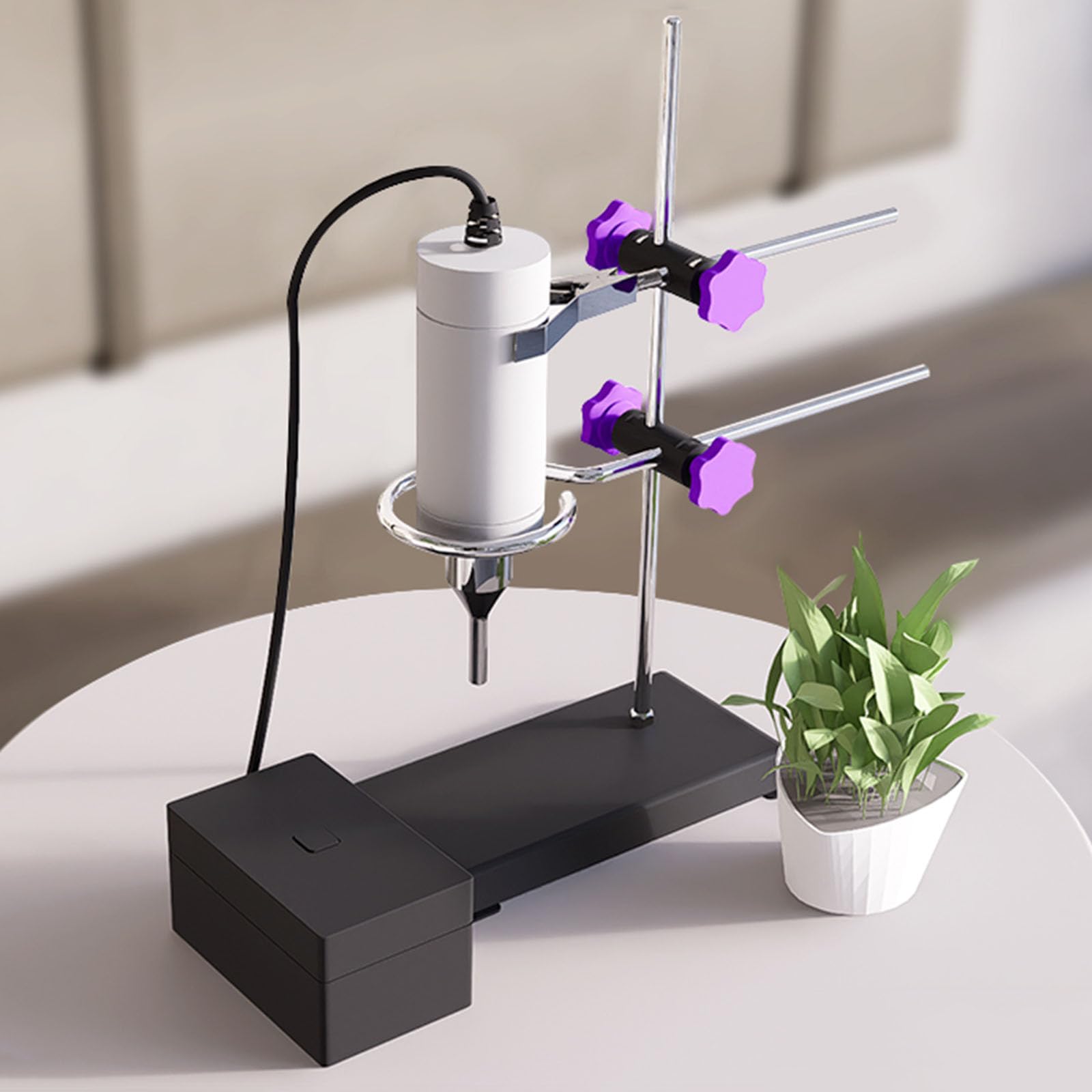 GZPKJ Sonicador Disruptor Celular De Laboratorio, Homogeneizador Ultrasónico, Frecuencia De Trabajo 40 KHz, Tiempo De Limpieza 300 S, para Espresso, Café Moca, Capuchino, Biología, Óptica, Joyería