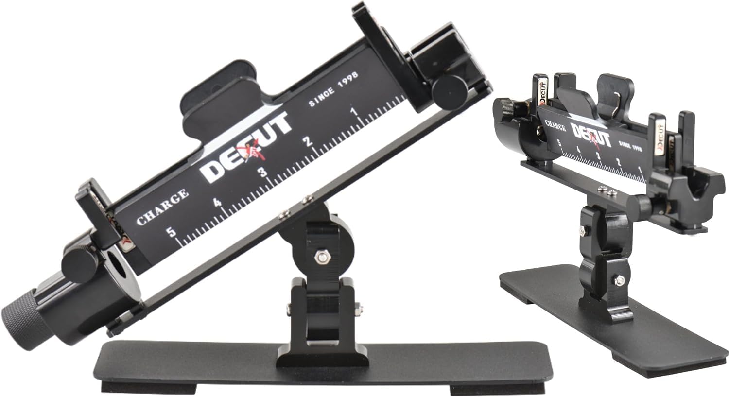 DECUT CHARGE Arrow Fletching Jig, Adjustable Archery Tool, Black