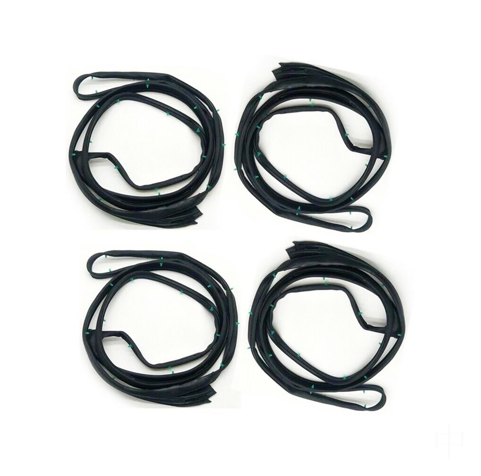 Beltline Molding for Accord for Sedan 2003-2007 Door Weatherstripping Seal 4Pcs (OE# 72365-SDA-A01, 72825-SDA-A01)