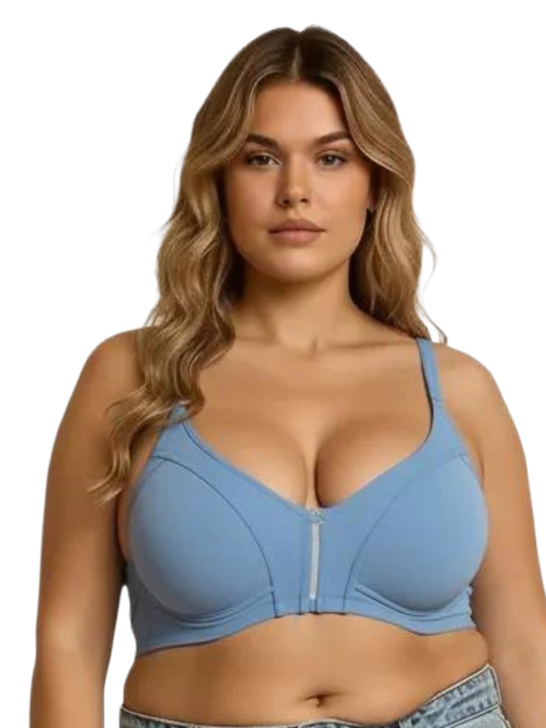 kavya Plus Size,Non Padded Non Wired Full Coverage Minimiser Bra with Lace EDEN111-picture-35