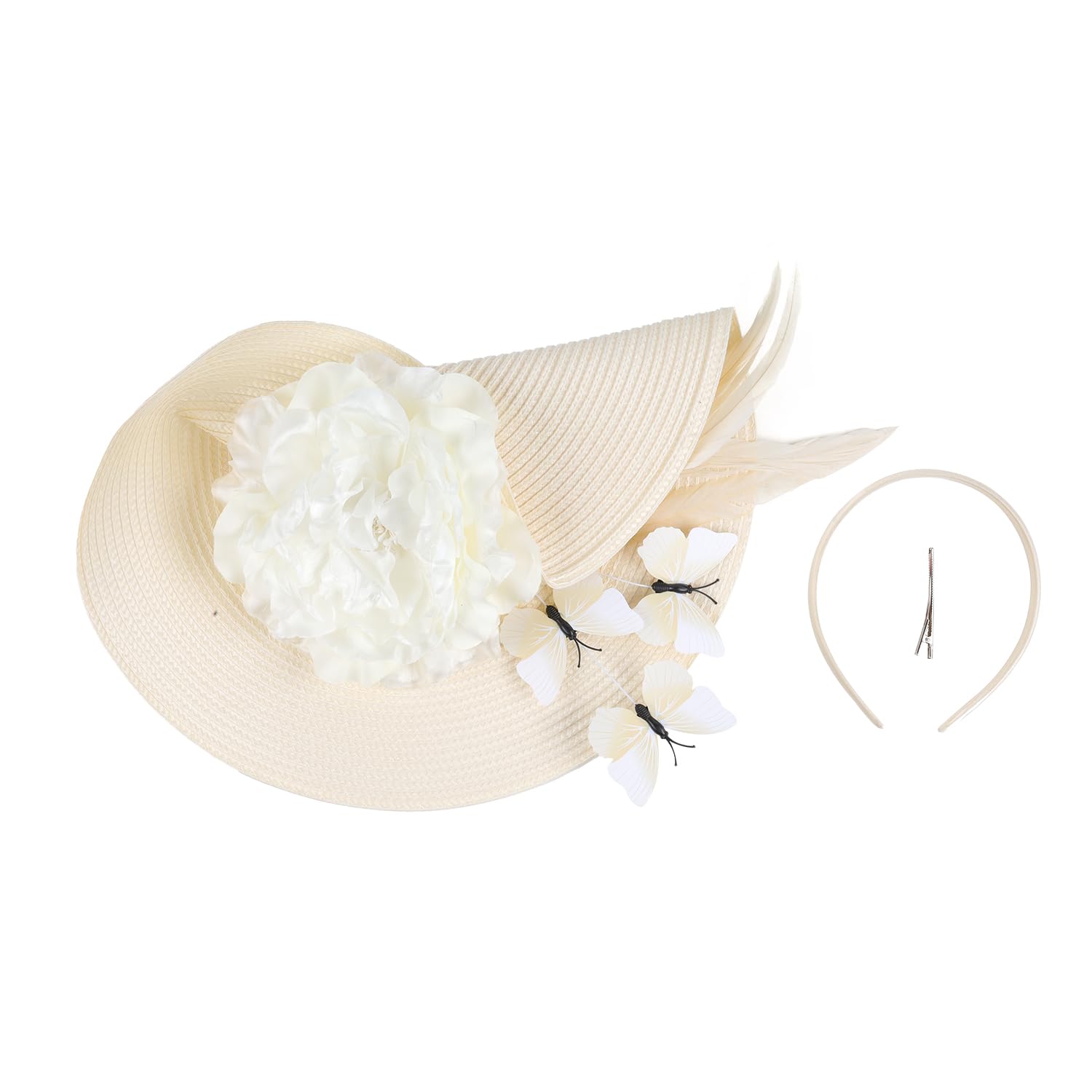 Chapeau Bibi à Fleurs Pour Homme Et Femme Pour Thé, Cocktail