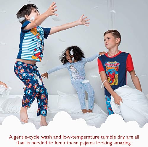 Miniatura 6 de Marvel Boys' 6-piece Snug-fit Cotton Pajama Set, Soft & Cute for Kids, Comfortable Nightwear