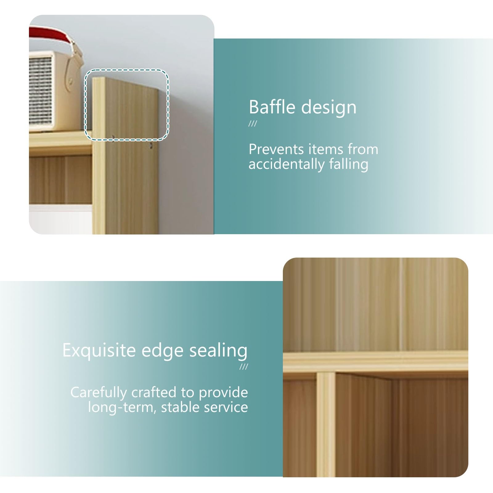 Generico Scrivania per dormitorio, Organizer per scrivania per Insegnanti con Scomparti, Soluzione di archiviazione per Tavolo per Computer per Ufficio e casa, Accessori da scrivania Eleganti e funzi